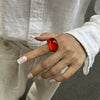 Jewelry Resin Geometric Handmade Ring For Women