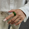 Jewelry Resin Geometric Handmade Ring For Women