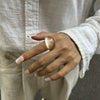 Jewelry Resin Geometric Handmade Ring For Women