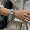 Jewelry Resin Handmade Geometric Elastic Bracelet For Women