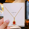 Jewelry Retro Feminine Style Light Luxury Titanium Steel Clavicle Chain With Geometric Pattern And Electroplating Process