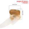 Jewelry Retro Irregular Exaggerated Threedimensional Wide Bracelet Geometric Glow Metal Electroplated