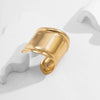 Jewelry Retro Irregular Exaggerated Threedimensional Wide Bracelet Geometric Glow Metal Electroplated