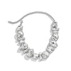 Jewelry Rhinestone Claw Chain Clavicle Necklace With Dropshaped And Geometric Pattern For Women