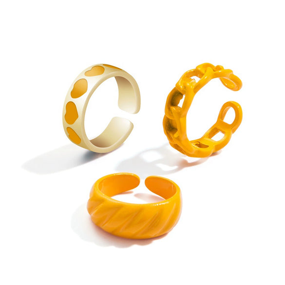 Jewelry Ring Alloy Geometric Electroplating Personality Open Ring For Men