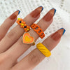 Jewelry Ring Alloy Geometric Electroplating Personality Open Ring For Men