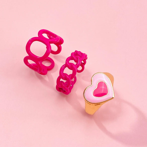 Jewelry Ring Alloy Geometric Electroplating Personality Open Ring For Men