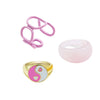 Jewelry Ring Alloy Geometric Electroplating Personality Open Ring For Men