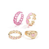 Jewelry Ring Alloy Geometric Electroplating Personality Open Ring For Men