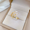 Jewelry Ring Brass Crown Cartoon Style Electroplating