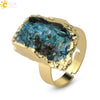 Jewelry Ring Natural Stone Minimalist Style Unisex