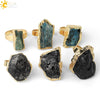 Jewelry Ring Natural Stone Minimalist Style Unisex