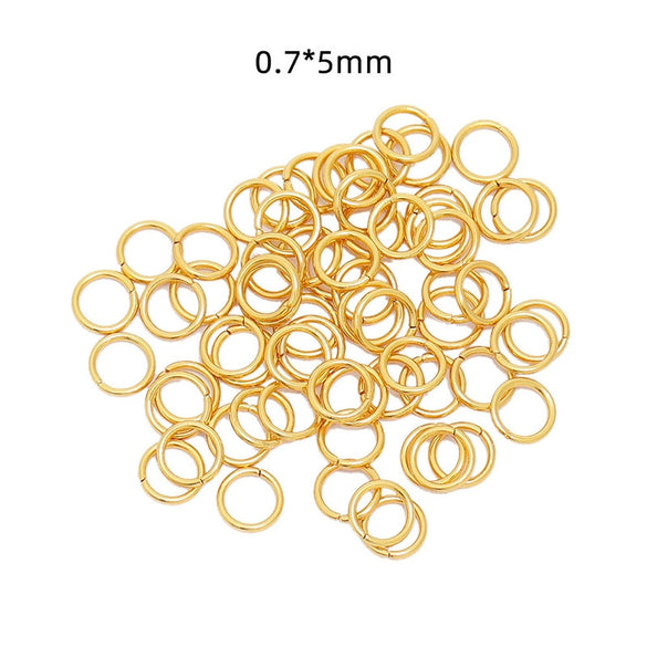 Jewelry Ring Stainless Steel Geometric Mirror Water Plated