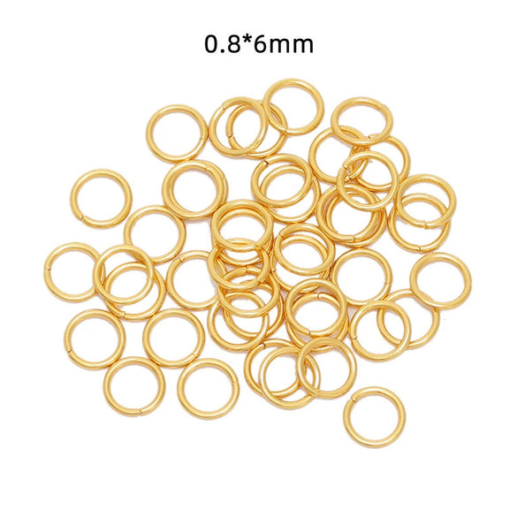 Jewelry Ring Stainless Steel Geometric Mirror Water Plated