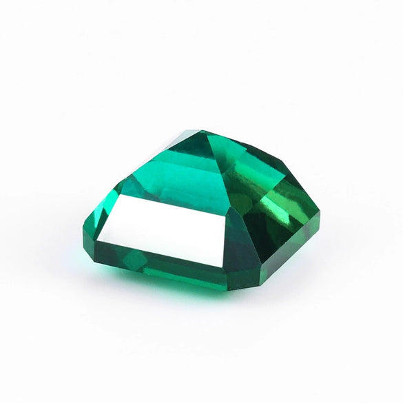 Jewelry Ring Zambia Emerald Square Chamfer Bare Stone