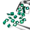 Jewelry Ring Zambia Emerald Square Chamfer Bare Stone