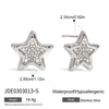 Jewelry Rings Earrings And Necklaces Titanium Steel Stainless Steel Fivepointed Star Electroplated