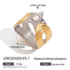 Jewelry Rings Earrings And Necklaces Titanium Steel Stainless Steel Fivepointed Star Electroplated
