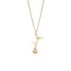Jewelry Rose Pendant Necklace Alloy Geometric U Shape Electroplating
