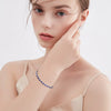 Jewelry S925 Sterling Silver Bracelet Geometric Electroplating Women's