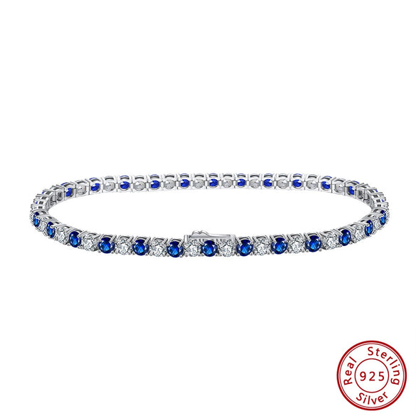 Jewelry S925 Sterling Silver Bracelet Geometric Electroplating Women's
