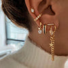 Jewelry S925 Sterling Silver Geometric Earrings