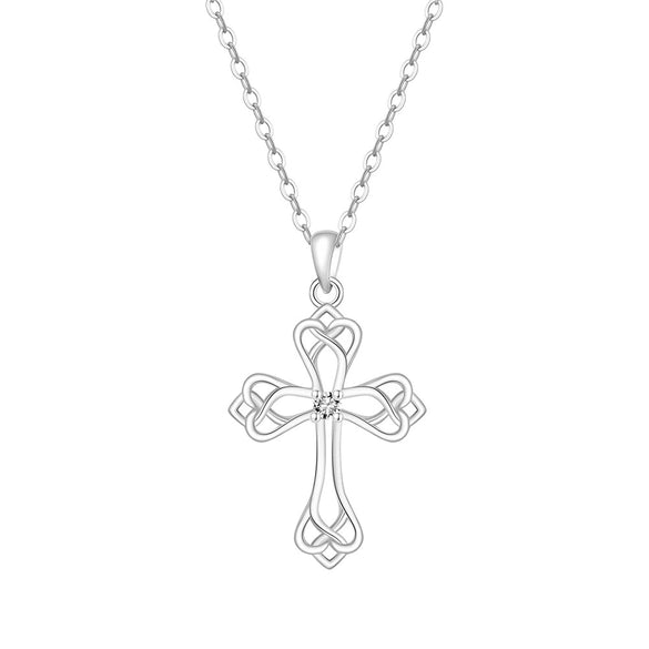 Jewelry S925 Sterling Silver Geometric Electroplated Necklace