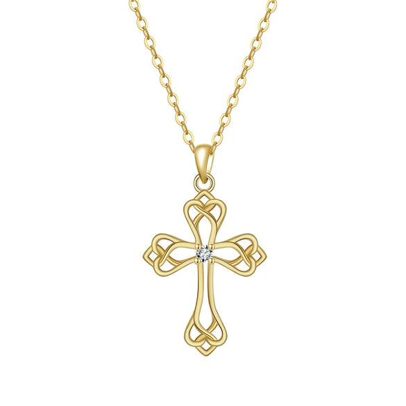 Jewelry S925 Sterling Silver Geometric Electroplated Necklace