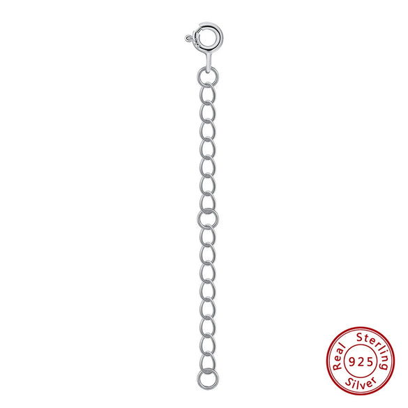 Jewelry S925 Sterling Silver Geometric Ochain Polished Fashion Plain Diy Chain