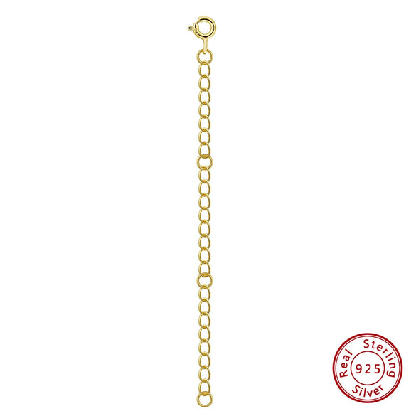 Jewelry S925 Sterling Silver Geometric Ochain Polished Fashion Plain Diy Chain