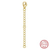 Jewelry S925 Sterling Silver Geometric Plain Ochain Polished