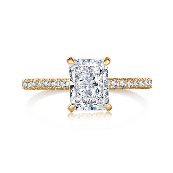 Jewelry S925 Sterling Silver Geometric Square Zirconium Electroplating Women's