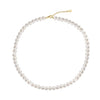 Jewelry S925 Sterling Silver Natural Pearl Geometric Pendant Necklace Electroplating