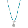 Jewelry S925 Sterling Silver Natural Pearl Geometric Pendant Necklace Electroplating
