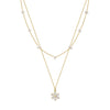 Jewelry S925 Sterling Silver Natural Pearl Geometric Pendant Necklace Electroplating