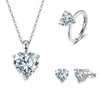 Jewelry S925 Sterling Silver Rock Candy Style Set With Zircon For Women