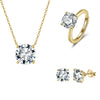 Jewelry S925 Sterling Silver Rock Candy Style Set With Zircon For Women