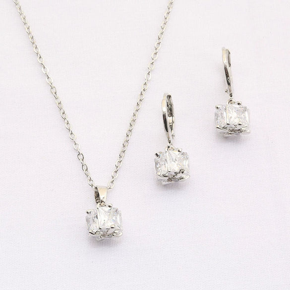 Jewelry Set Alloy Mixed Gem Inlay Crystal Stars Sun And Moon Clouds Universe Design For Women