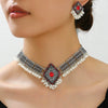Jewelry Set Alloy Rhinestones Geometric Retro Fashion