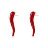 Jewelry Set Copper Chili Pepper Sshaped Dripping Oil Style For Women
