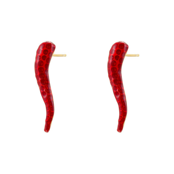 Jewelry Set Copper Chili Pepper Sshaped Dripping Oil Style For Women