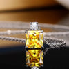Jewelry Set Copper Princess Geometric Cube Imitation Ice Flower Women's Perfumery Bottle Earrings Necklace