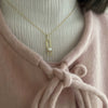 Jewelry Set Freshwater Pearl Earrings And Necklace Silver Needle Accessories For Women