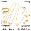 Jewelry Set Mesh Cat Claw Stainless Steel Titanium Steel Gold Rose Gold Ochain Electroplating Geometric