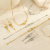 Jewelry Set Stainless Steel Geometric Electroplating For Women