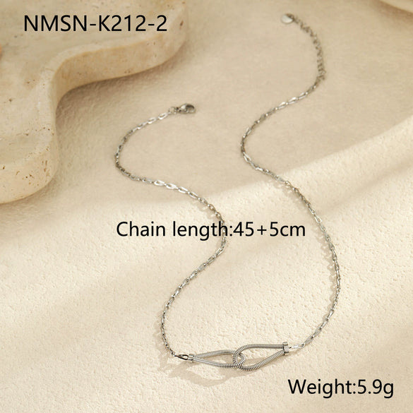 Jewelry Set Stainless Steel Geometric Electroplating For Women