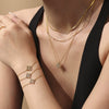 Jewelry Set Stainless Steel Material 18K Real Gold Plated Kitty Pattern