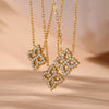 Jewelry Set Stainless Steel Material 18K Real Gold Plated Kitty Pattern