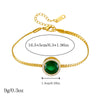 Jewelry Set Stainless Steel Round Retro Fashionable Pendant Earrings Bracelet With Electroplating