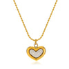 Jewelry Set Stainless Steel Titanium Steel Heartshaped Love Water Drops Bell Electroplated